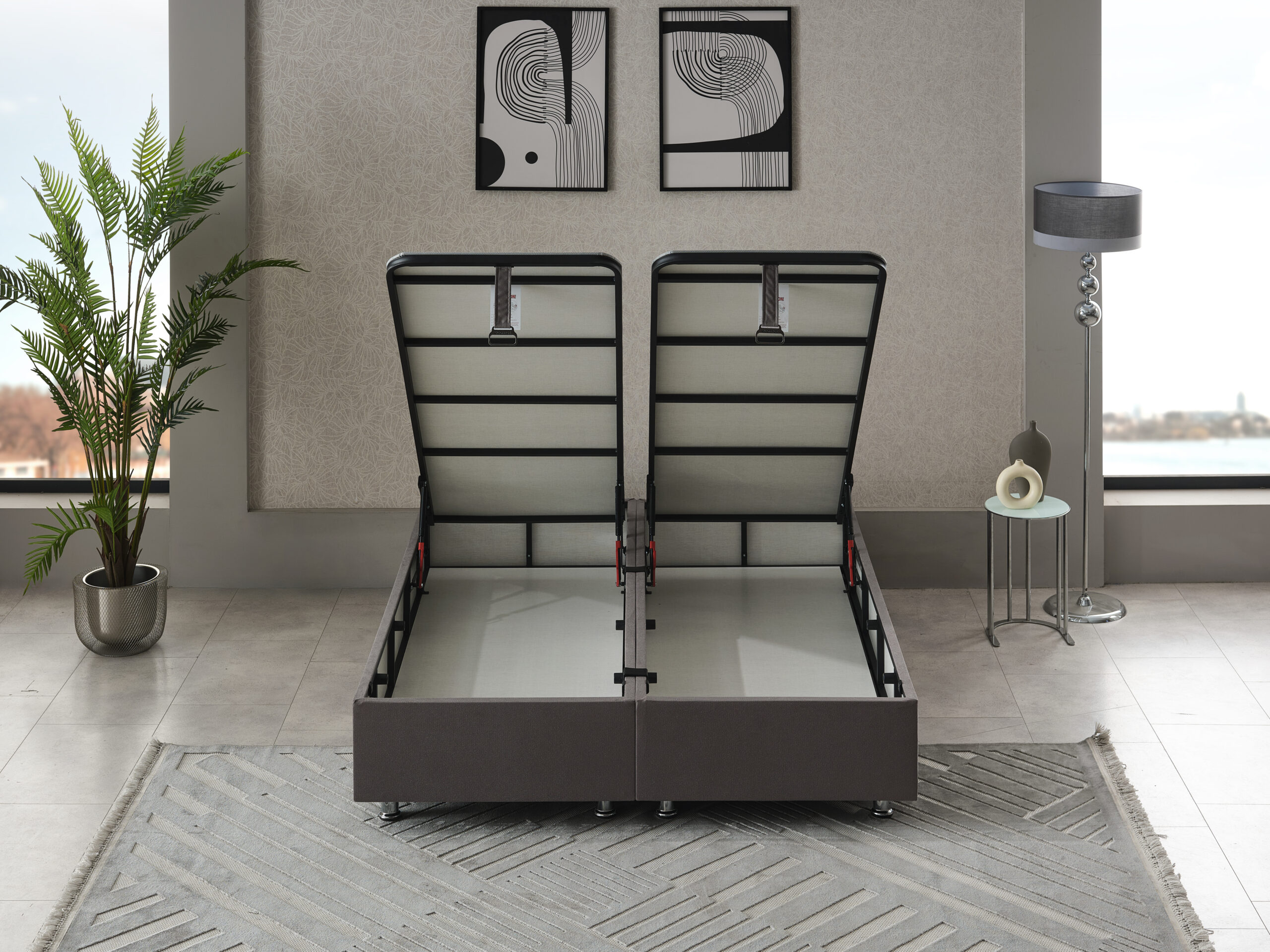 ΒΑΣΗ STORAGE DARK B 160X210